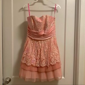 Betsey Johnson Pink Cupcake Dress